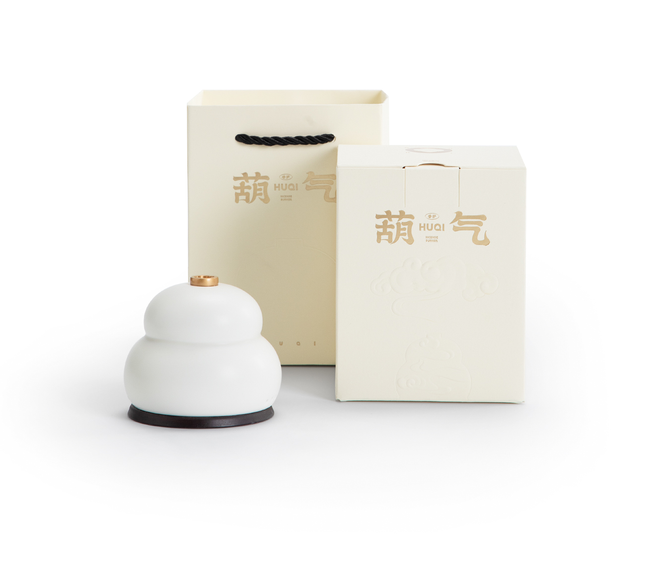 葫氣香爐-脂白